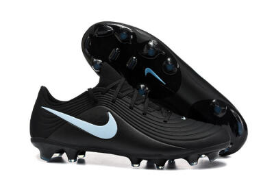 Nike Tiempo Legend 11 Elite FG Football Boots - Black/Sky Blue/Charcoal Grey
