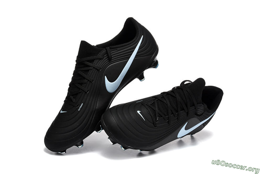 Nike Tiempo Legend 11 Elite FG Football Boots - Black/Sky Blue/Charcoal Grey 6