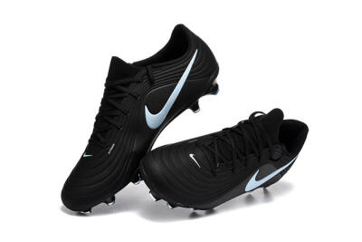 Nike Tiempo Legend 11 Elite FG Football Boots - Black/Sky Blue/Charcoal Grey