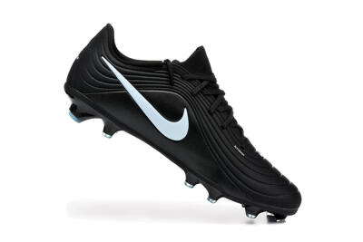 Nike Tiempo Legend 11 Elite FG Football Boots - Black/Sky Blue/Charcoal Grey