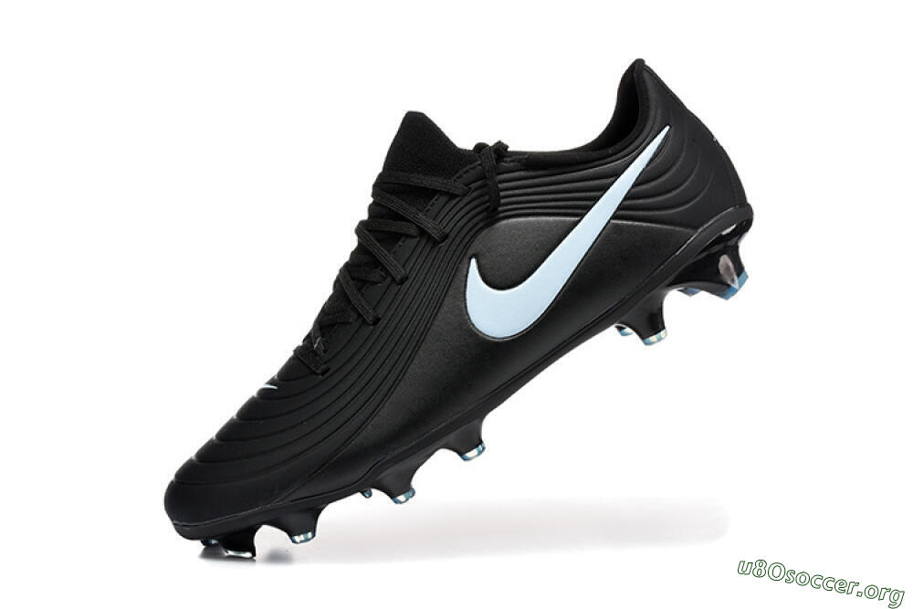 Nike Tiempo Legend 11 Elite FG Football Boots - Black/Sky Blue/Charcoal Grey 8