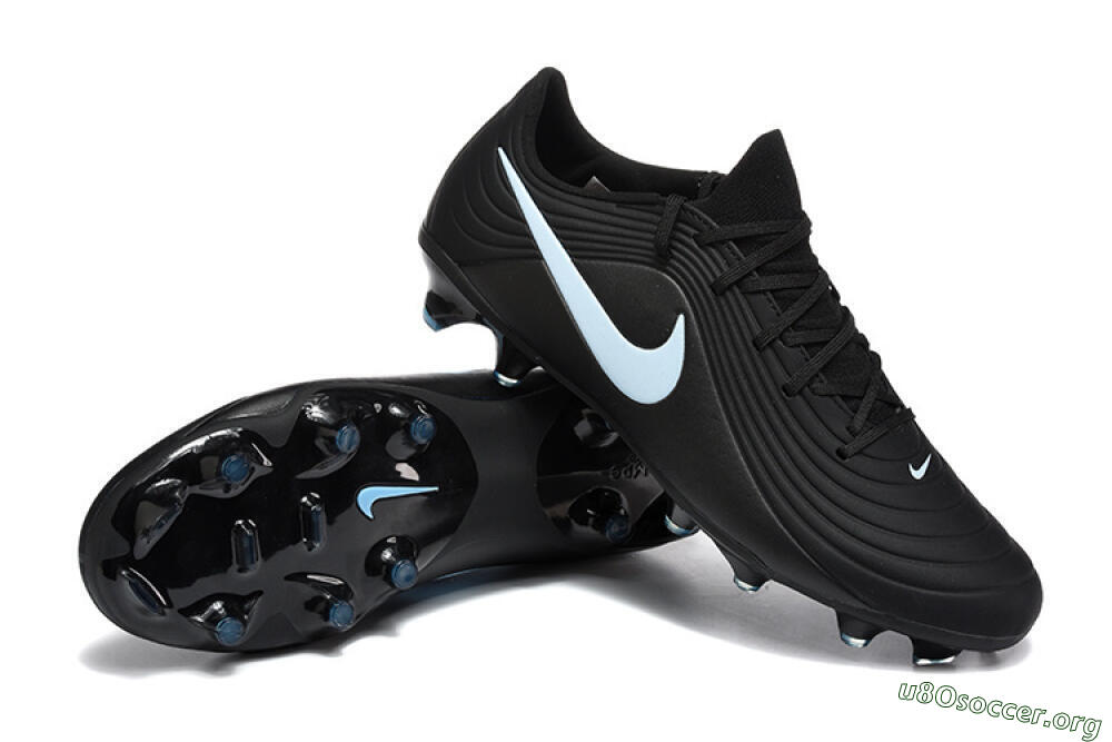 Nike Tiempo Legend 11 Elite FG Football Boots - Black/Sky Blue/Charcoal Grey 4
