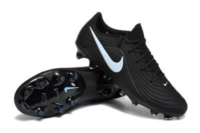 Nike Tiempo Legend 11 Elite FG Football Boots - Black/Sky Blue/Charcoal Grey