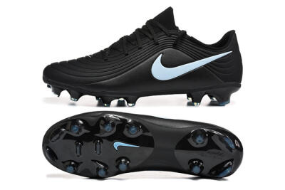 Nike Tiempo Legend 11 Elite FG Football Boots - Black/Sky Blue/Charcoal Grey