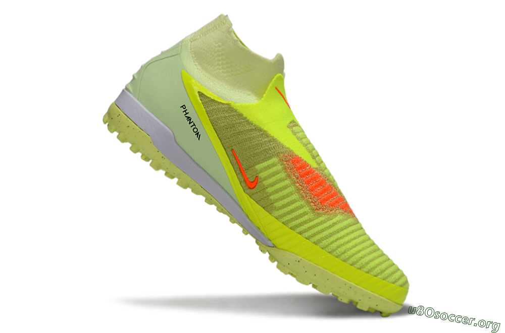 Nike Phantom 6 Elite High TF Football Shoes - Yellow/Vibrant Lime/Black 5