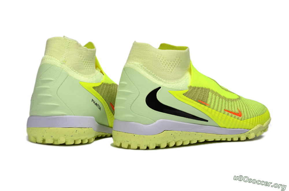 Nike Phantom 6 Elite High TF Football Shoes - Yellow/Vibrant Lime/Black 7
