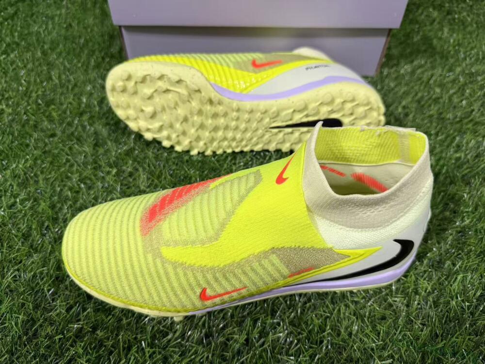 Nike Phantom 6 Elite High TF Football Shoes - Yellow/Vibrant Lime/Black