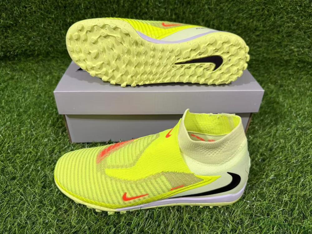 Nike Phantom 6 Elite High TF Football Shoes - Yellow/Vibrant Lime/Black