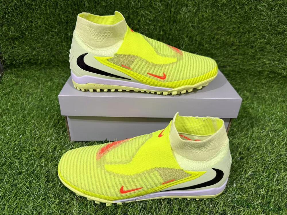 Nike Phantom 6 Elite High TF Football Shoes - Yellow/Vibrant Lime/Black