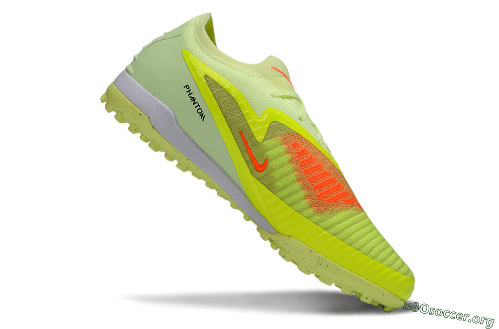 Nike Phantom 6 Elite Low TF Football Shoes - Yellow/Neon Green/Black 5