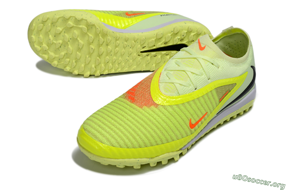 Nike Phantom 6 Elite Low TF Football Shoes - Yellow/Neon Green/Black 0