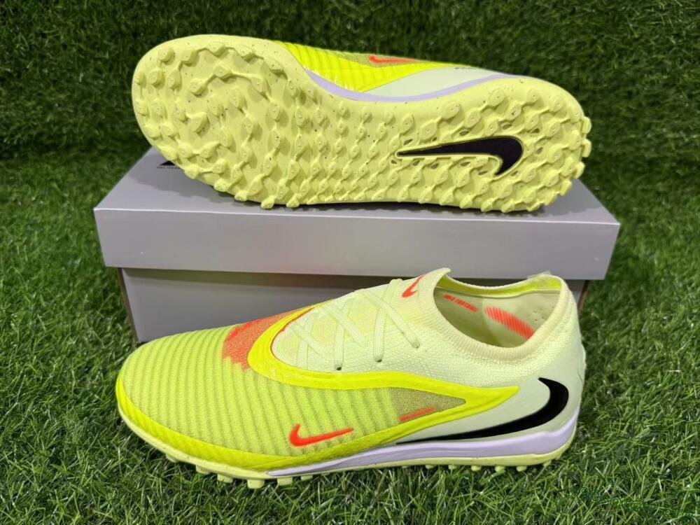 Nike Phantom 6 Elite Low TF Football Shoes - Yellow/Neon Green/Black