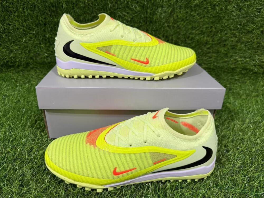 Nike Phantom 6 Elite Low TF Football Shoes - Yellow/Neon Green/Black
