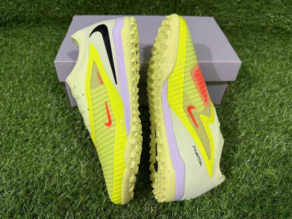 Nike Phantom 6 Elite Low TF Football Shoes - Yellow/Neon Green/Black