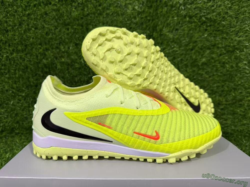 Nike Phantom 6 Elite Low TF Football Shoes - Yellow/Neon Green/Black
