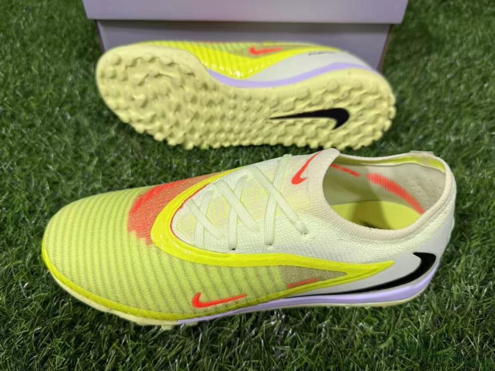 Nike Phantom 6 Elite Low TF Football Shoes - Yellow/Neon Green/Black