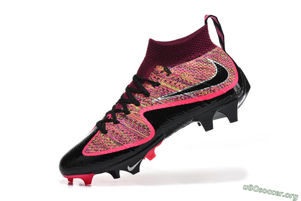 Nike Magista Obra FG Football Boots - Black/Fuchsia Pink/Crimson Red 8
