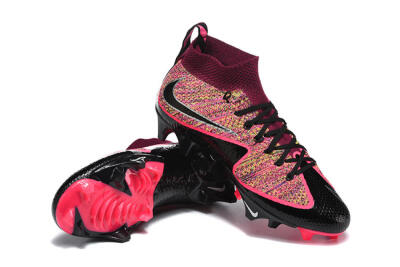 Nike Magista Obra FG Football Boots - Black/Fuchsia Pink/Crimson Red