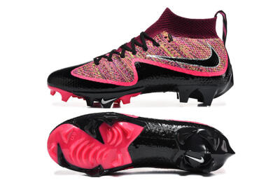 Nike Magista Obra FG Football Boots - Black/Fuchsia Pink/Crimson Red