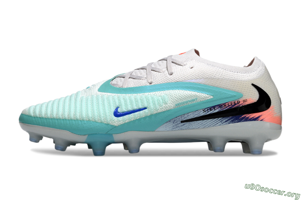 Nike Phantom 6 Elite Low AG Football Boots - Aqua/Ocean Breeze/Sunset Glow 3