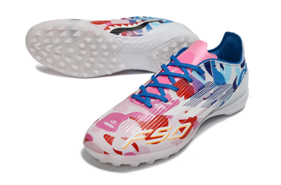Adidas F50 Elite TF Football Shoes - Pink/Vibrant Pink/Cool Blue