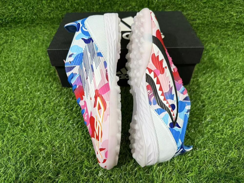 Adidas F50 Elite TF Football Shoes - Pink/Vibrant Pink/Cool Blue