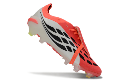 Adidas Predator 26 Elite Fold-Over Tongue FG Football Boots - Red/Dynamic Orange/Black