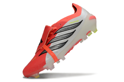 Adidas Predator 26 Elite Fold-Over Tongue FG Football Boots - Red/Dynamic Orange/Black