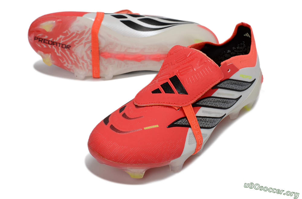 Adidas Predator 26 Elite Fold-Over Tongue FG Football Boots - Red/Dynamic Orange/Black 0