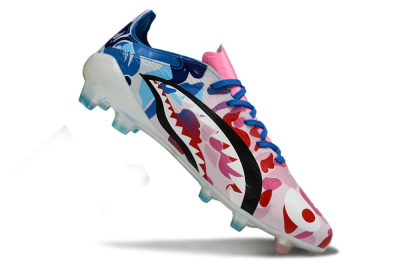 Adidas F50 Elite FG Football Boots - Pink/Sky Blue/Candy Red