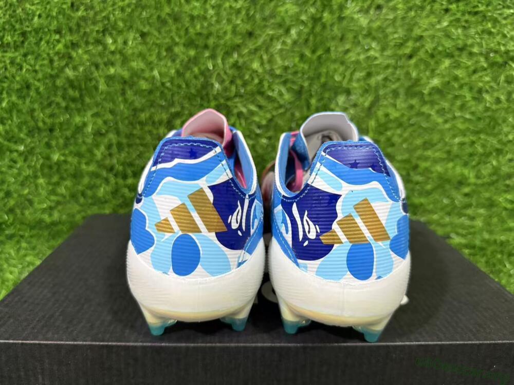 Adidas F50 Elite FG Football Boots - Pink/Sky Blue/Candy Red