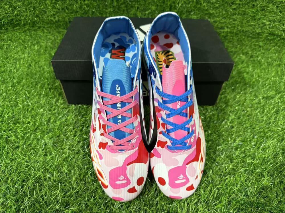 Adidas F50 Elite FG Football Boots - Pink/Sky Blue/Candy Red