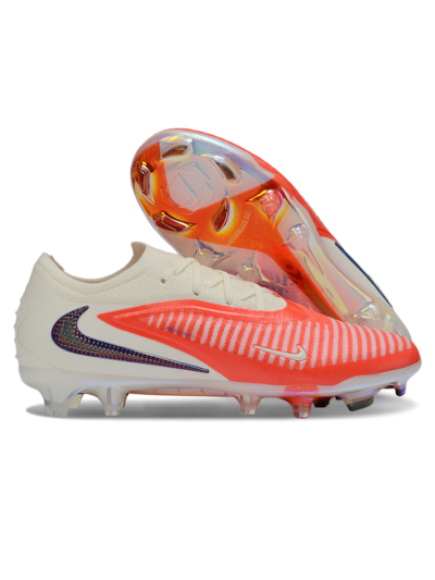Nike Phantom 6 Elite Low FG Football Boots - Red/Coral Burst/White