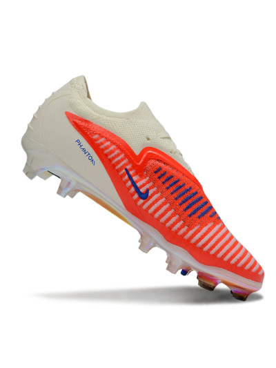 Nike Phantom 6 Elite Low FG Football Boots - Red/Coral Burst/White