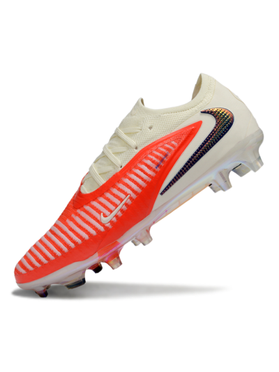 Nike Phantom 6 Elite Low FG Football Boots - Red/Coral Burst/White