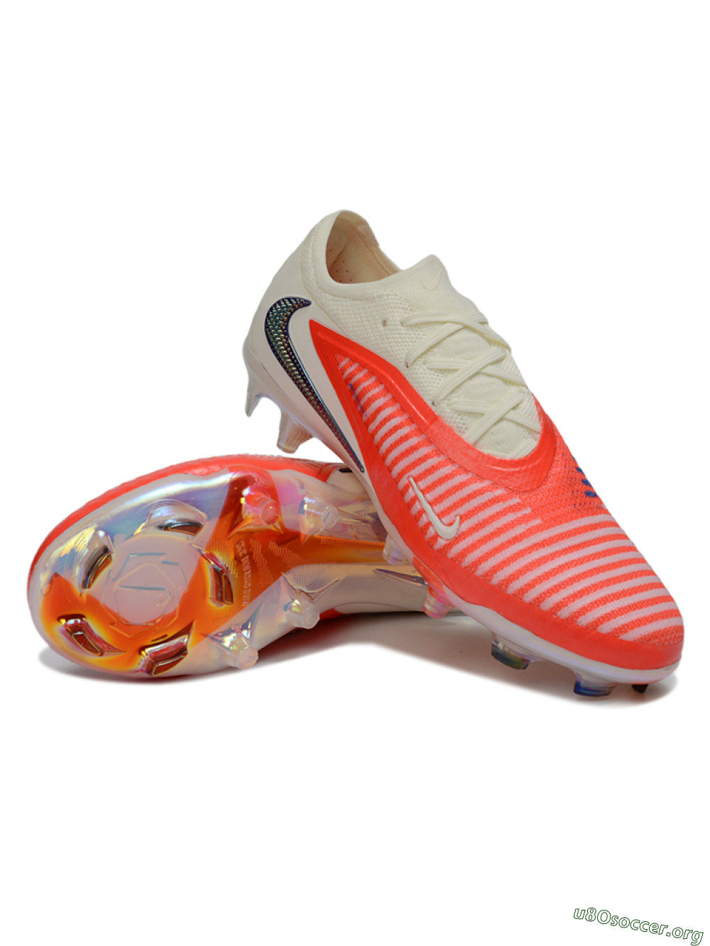 Nike Phantom 6 Elite Low FG Football Boots - Red/Coral Burst/White 0