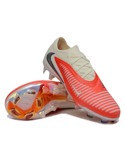 Nike Phantom 6 Elite Low FG Football Boots - Red/Coral Burst/White