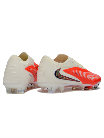Nike Phantom 6 Elite Low FG Football Boots - Red/Coral Burst/White