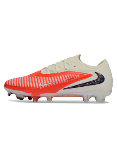 Nike Phantom 6 Elite Low FG Football Boots - Red/Coral Burst/White