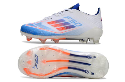 Adidas F50 Elite FG Football Boots - Blue/Cool Blue/Crisp White