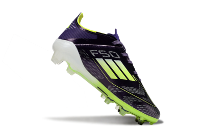 Adidas F50 Elite FG Football Boots - Purple/Lime Green/Black
