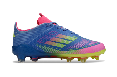Adidas F50 Elite FG Football Boots - Blue/Neon Pink/Fluorescent Yellow