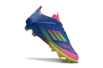 Adidas F50 Elite FG Football Boots - Blue/Neon Pink/Fluorescent Yellow