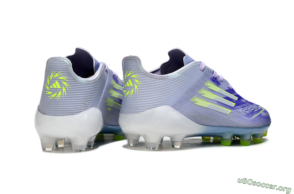 Adidas F50 Elite FG Football Boots - Purple/Bright Yellow/Light Blue 5