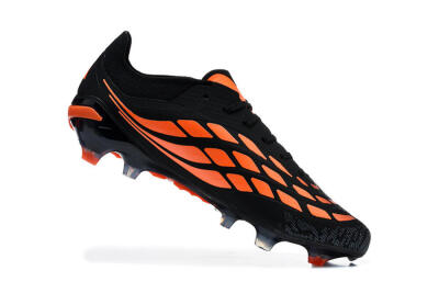Adidas Predator 26 Elite FG Football Boots - Black/Vibrant Orange/Shadow Black