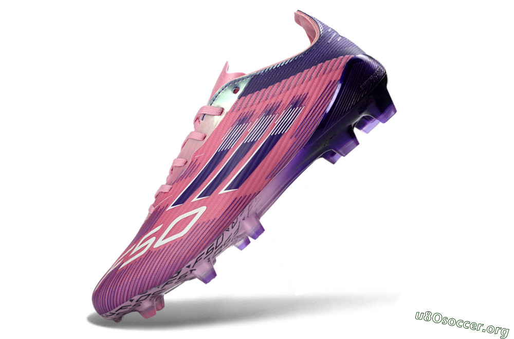 Adidas F50 Elite FG Football Boots - Pink/Vibrant Violet/Soft Lilac 6