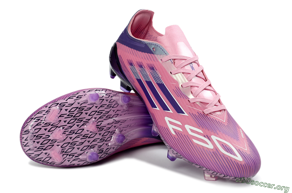 Adidas F50 Elite FG Football Boots - Pink/Vibrant Violet/Soft Lilac 4