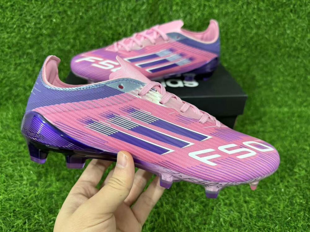 Adidas F50 Elite FG Football Boots - Pink/Vibrant Violet/Soft Lilac