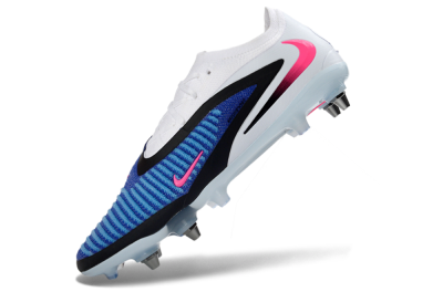 Nike Phantom 6 Elite Low SG Football Boots - Blue/Electric Blue/Neon Pink