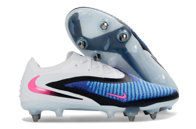 Nike Phantom 6 Elite Low SG Football Boots - Blue/Electric Blue/Neon Pink